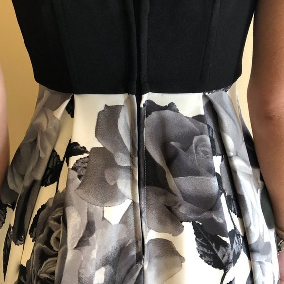 Speechless Strapless Black & White High-Low Prom/Evening Gown/Dress - Picture 7 of 9